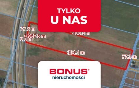 Działka przemysłowa 31 499 m² przy DK61 w Serocku Serock  31 499m2 Foto 1
