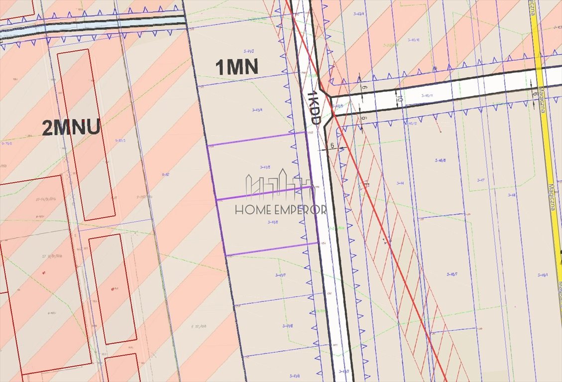 Działki pod zabudowę jednorodzinną, media, plan 1MN polecam Boryszew, Nadziei  1 500m2 Foto 1