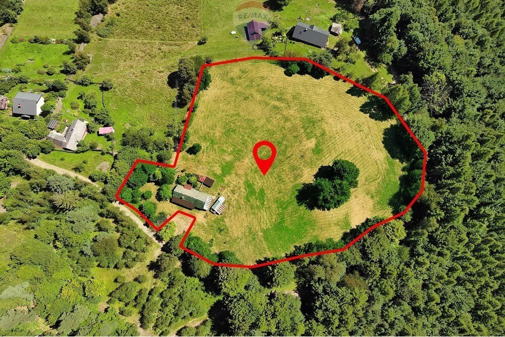 Działka 12 621 m² z widokiem na góry i jezioro Międzybrodzie Bialskie  12 621m2 Foto 1