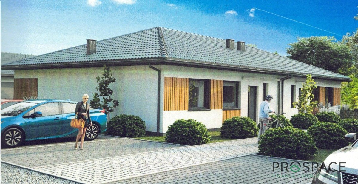 Nowoczesny dom z ogródkiem w Płotach – 76,48 m², 3 pokoje Płoty, Jeżynowa  76m2 Foto 1