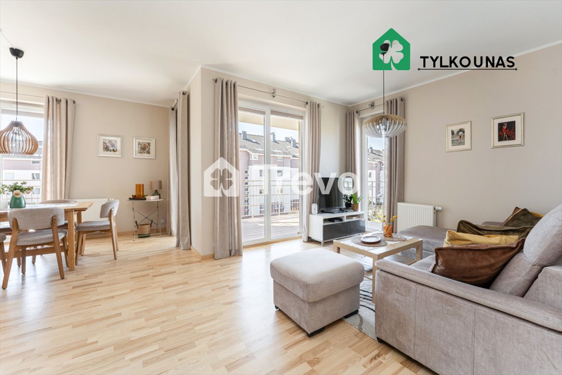 Przestronne 3 pokoje z balkonami, garaż i komórka Gdańsk, Osowa, Hery  82m2 Foto 1