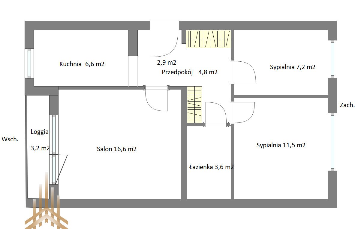 Do sprzedania 3-pokojowe mieszkanie 53 m² z balkonem w Warszawie Warszawa, Targówek, Krasnobrodzka  53m2 Foto 1