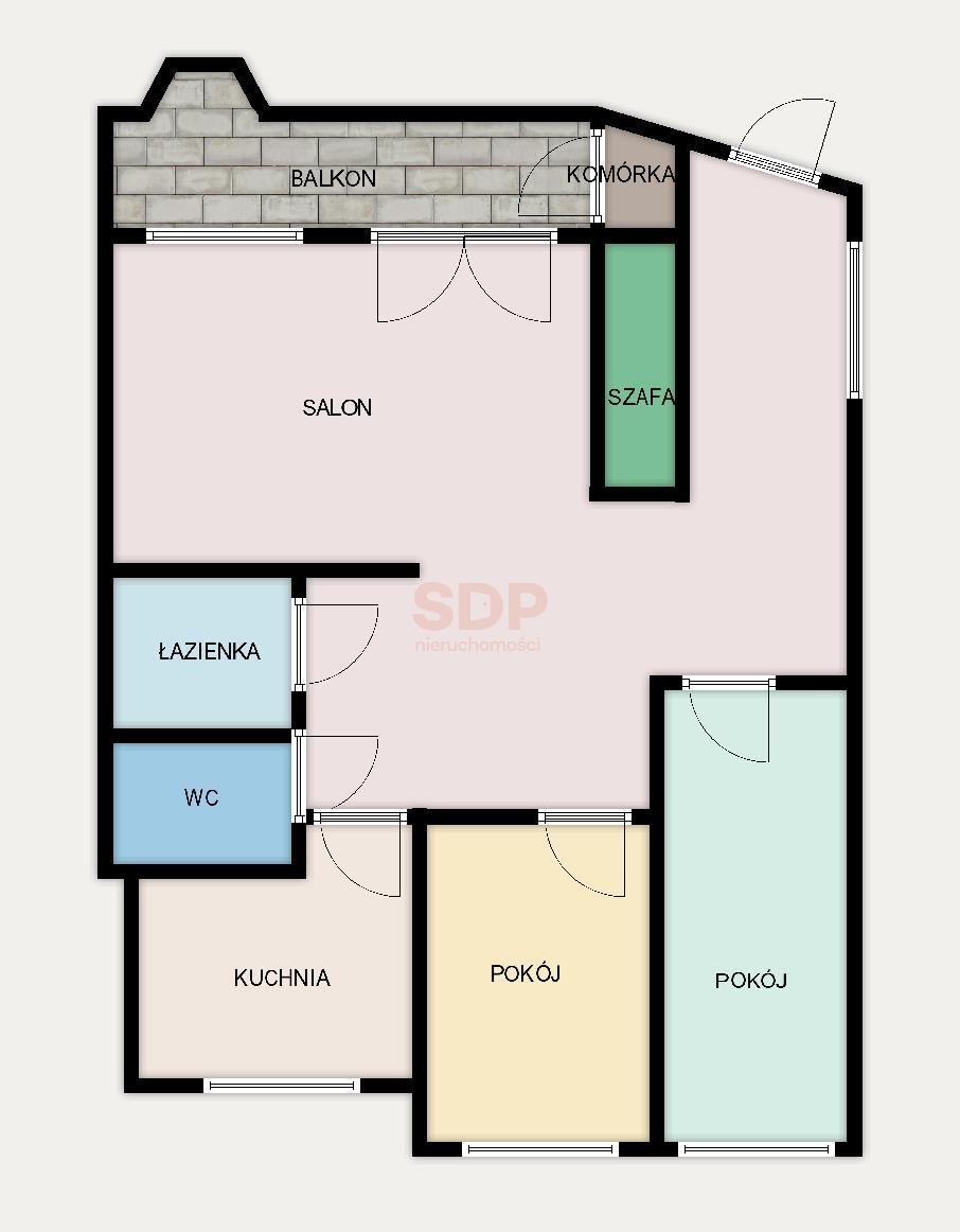 Mieszkanie trzypokojowe na sprzedaż Wrocław, Fabryczna, Kozanów, Pilczycka  70m2 Foto 1