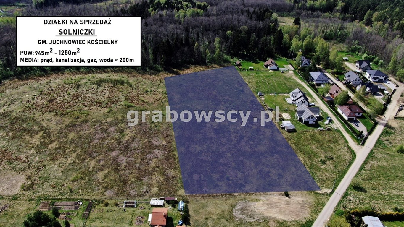 Działka budowlana na sprzedaż Solniczki  945m2 Foto 3