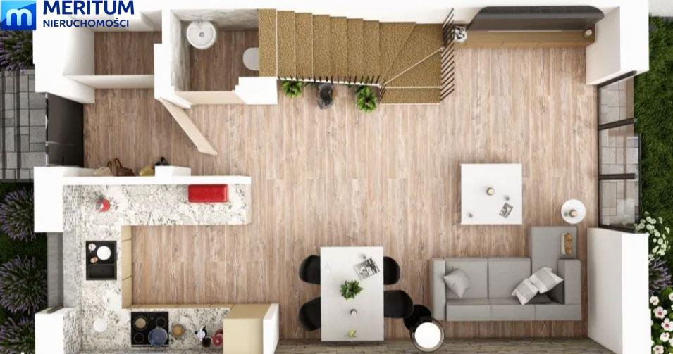 Segment 113 m2 z ogrodem, 6 pokoi, pełne media Grodzisk Mazowiecki  113m2 Foto 1