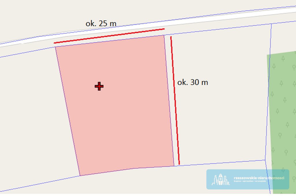 Działka budowlana na sprzedaż Hermanowa  667m2 Foto 2