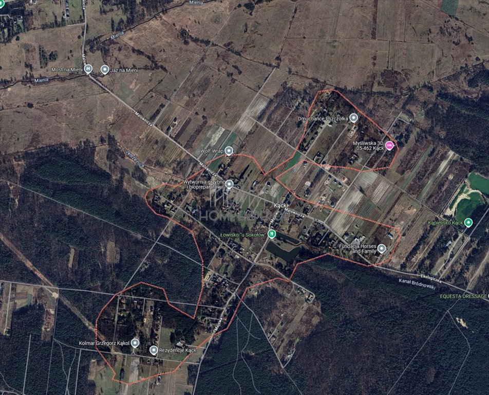 Działka budowlana na sprzedaż Kąck  1 349m2 Foto 1