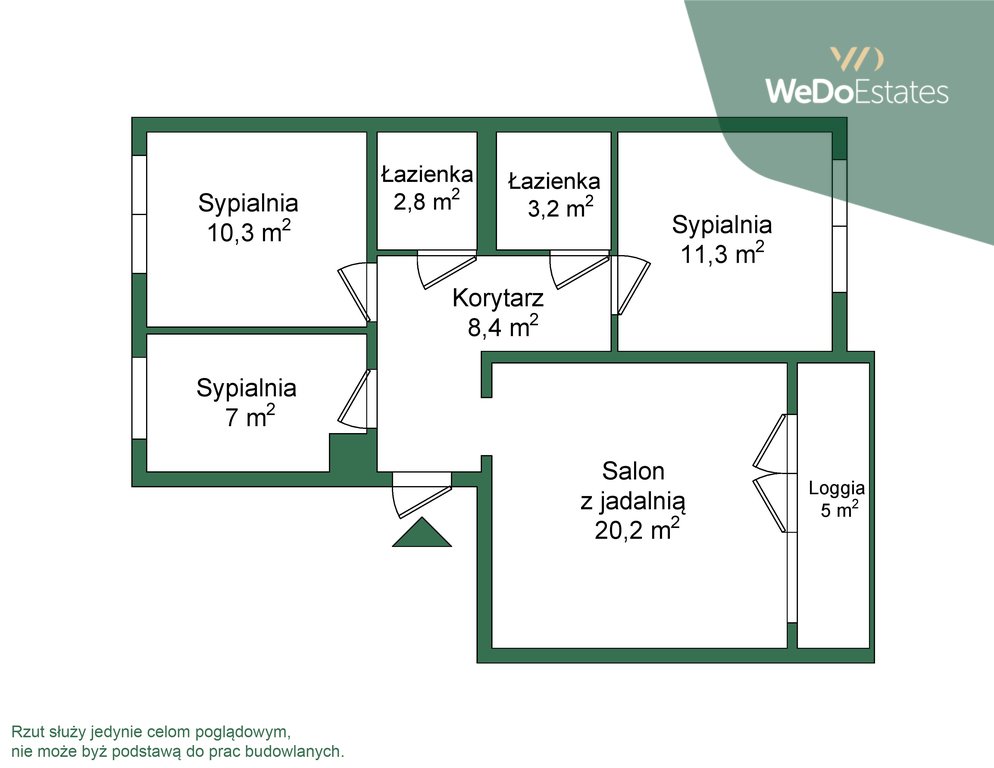 Mieszkanie czteropokojowe  na sprzedaż Warszawa, Bemowo, Wrocławska  63m2 Foto 20