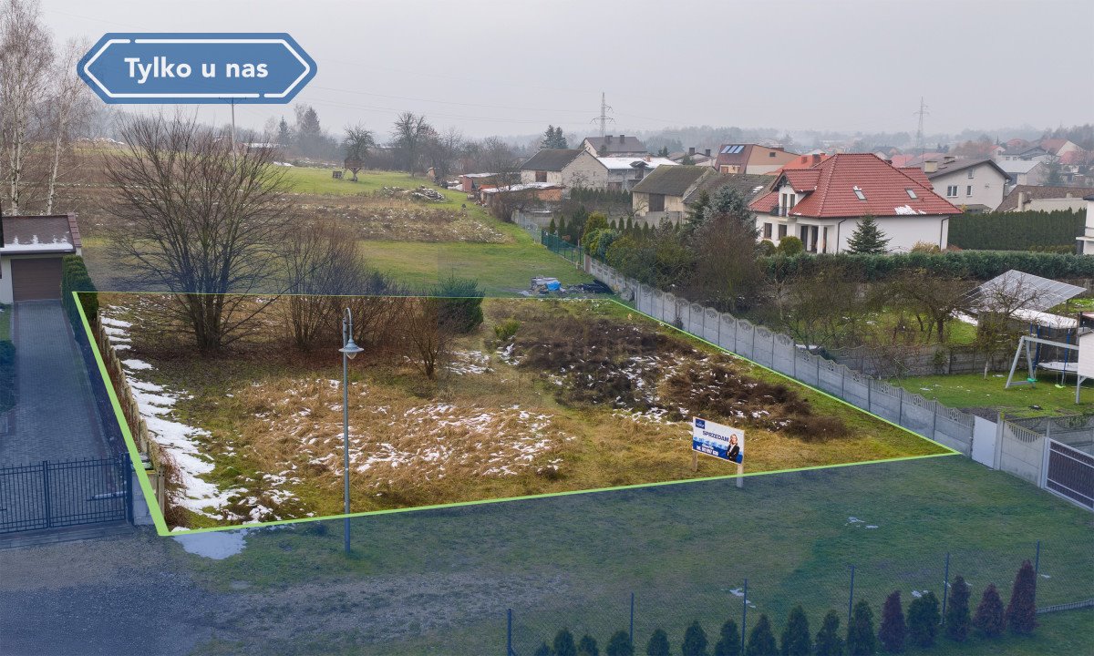 Działka 1220 m² z mediami, spokojna okolica, Kamyk Kamyk, Bronisława Malinowskiego  1 220m2 Foto 1