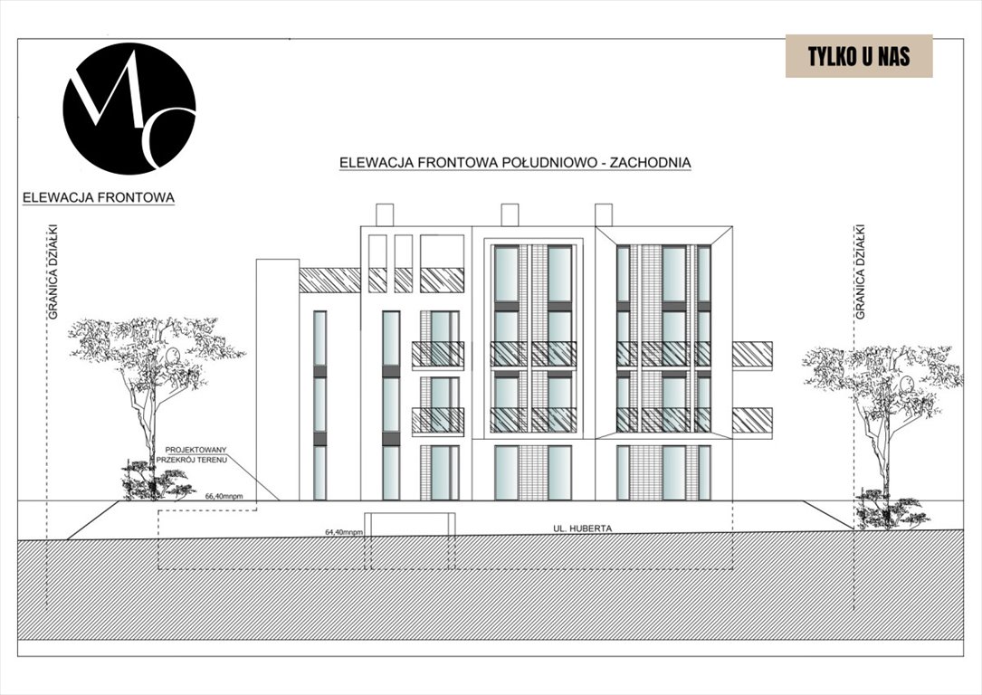 Działka pod wielorodzinną inwestycję w Gdańsku, 568 m2 Gdańsk, Morena Piecki-Migowo, św. Huberta  568m2 Foto 1