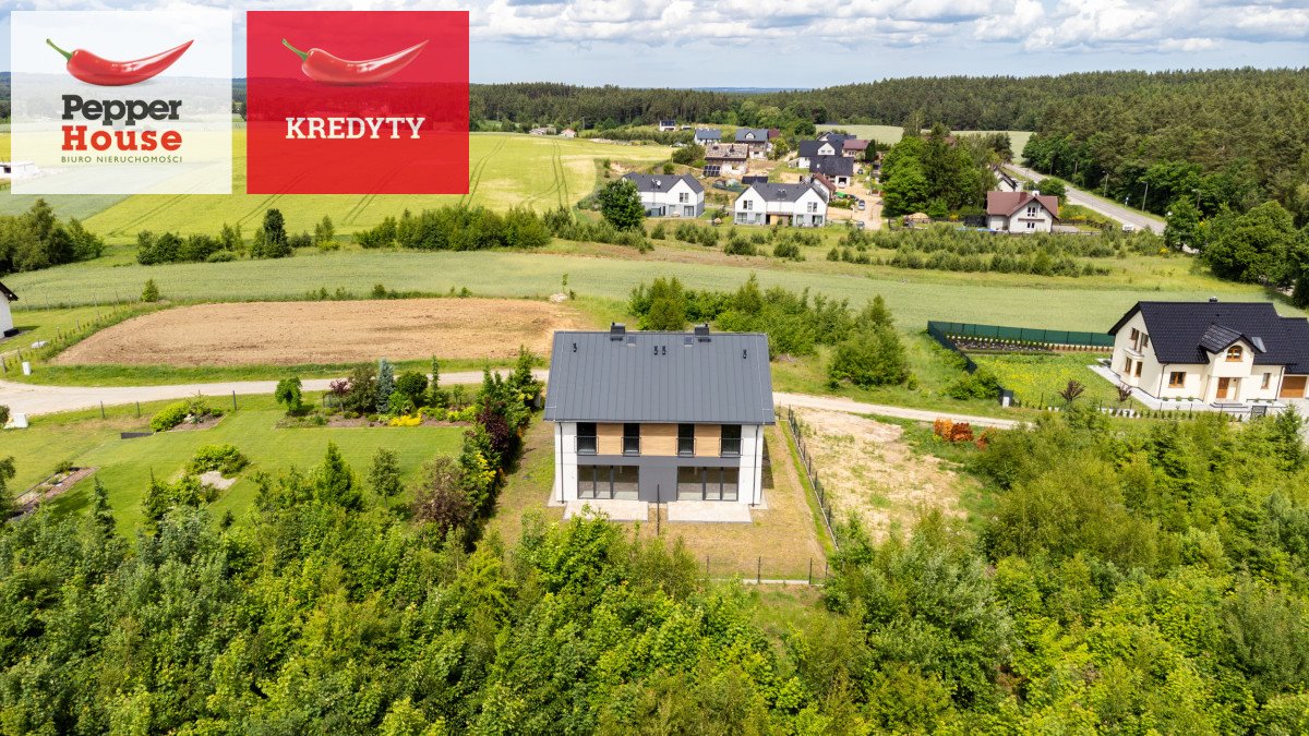 Nowoczesny dom z garażem i dużą działką 500m2 - stan deweloperski Sychowo  107m2 Foto 1