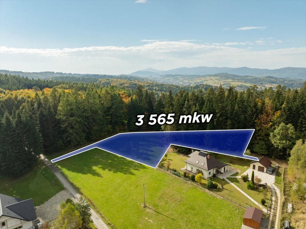 Działka 3565 m² z lasem i południową ekspozycją - polecam! Jordanów, Zagrody  3 565m2 Foto 1