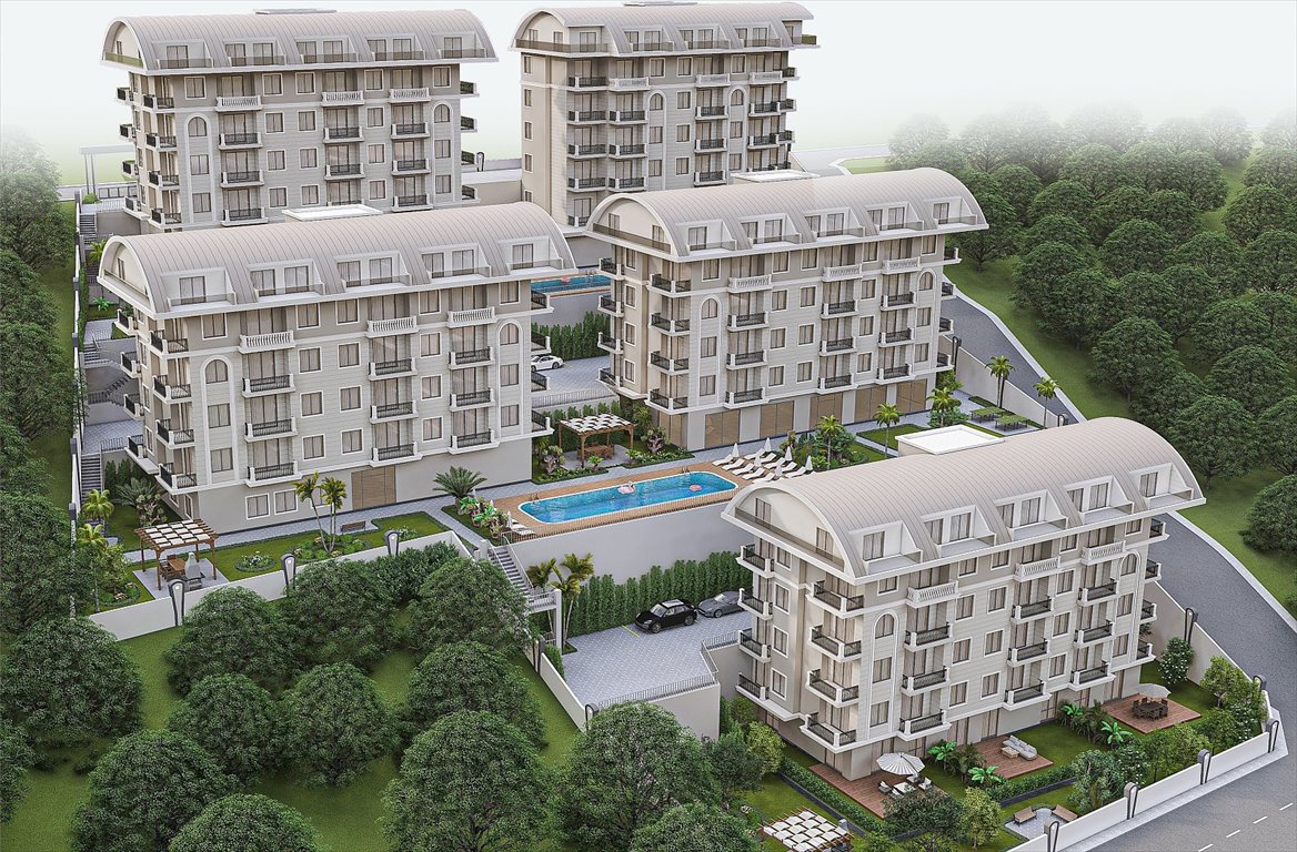 Nowoczesny apartament z widokiem na morze w Konaklı Turcja, Konaklı, Konaklı, Alanya, Antalya  57m2 Foto 1