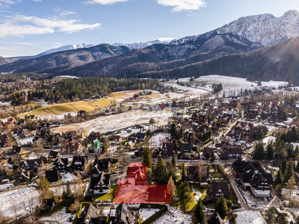 Działka budowlana na sprzedaż Zakopane, Osiedle Krzeptówki  1 835m2 Foto 4