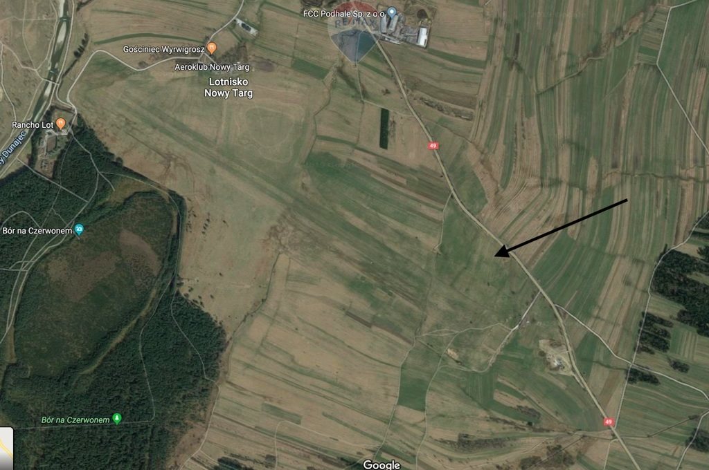 Działka komercyjna na sprzedaż Nowy Targ 3 896m2 Foto 1 Działka komercyjna na sprzedaż Nowy Targ 3 896m2 Foto 1