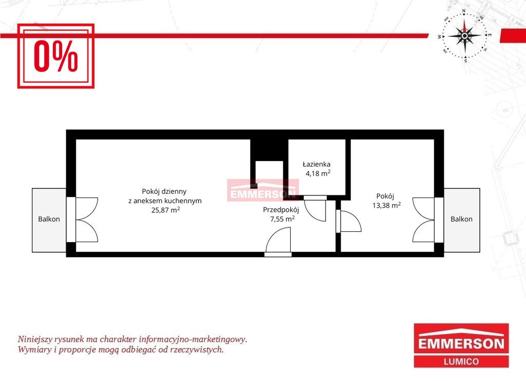 Nowoczesne 2 pokoje z balkonami i garażem w Krakowie Kraków, Płaszów, Płaszów  51m2 Foto 1