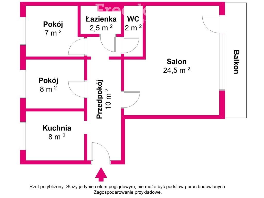 Mieszkanie trzypokojowe na sprzedaż Bobry  62m2 Foto 12