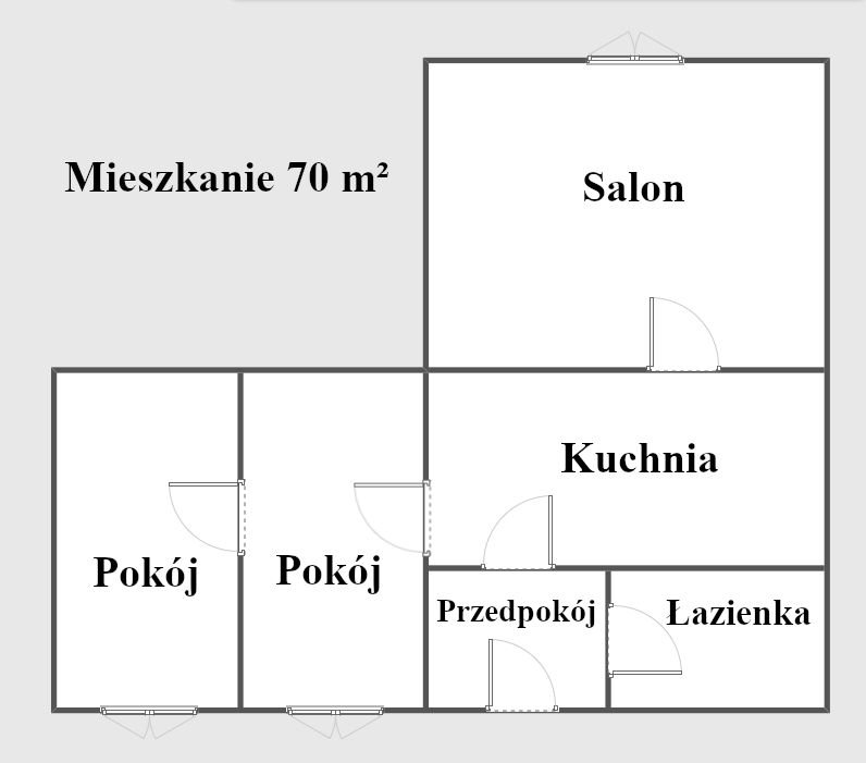 Mieszkanie trzypokojowe na sprzedaż Sanok, Jagiellońska  70m2 Foto 12