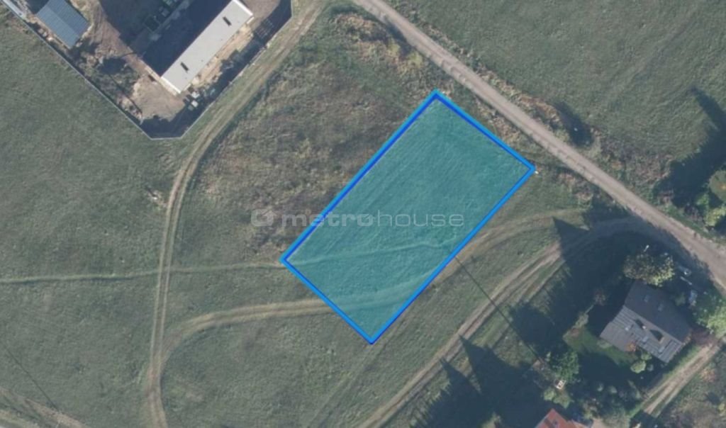 Działka budowlana w Borkowicach, 1242 m², media w planach Borkowice  1 242m2 Foto 1