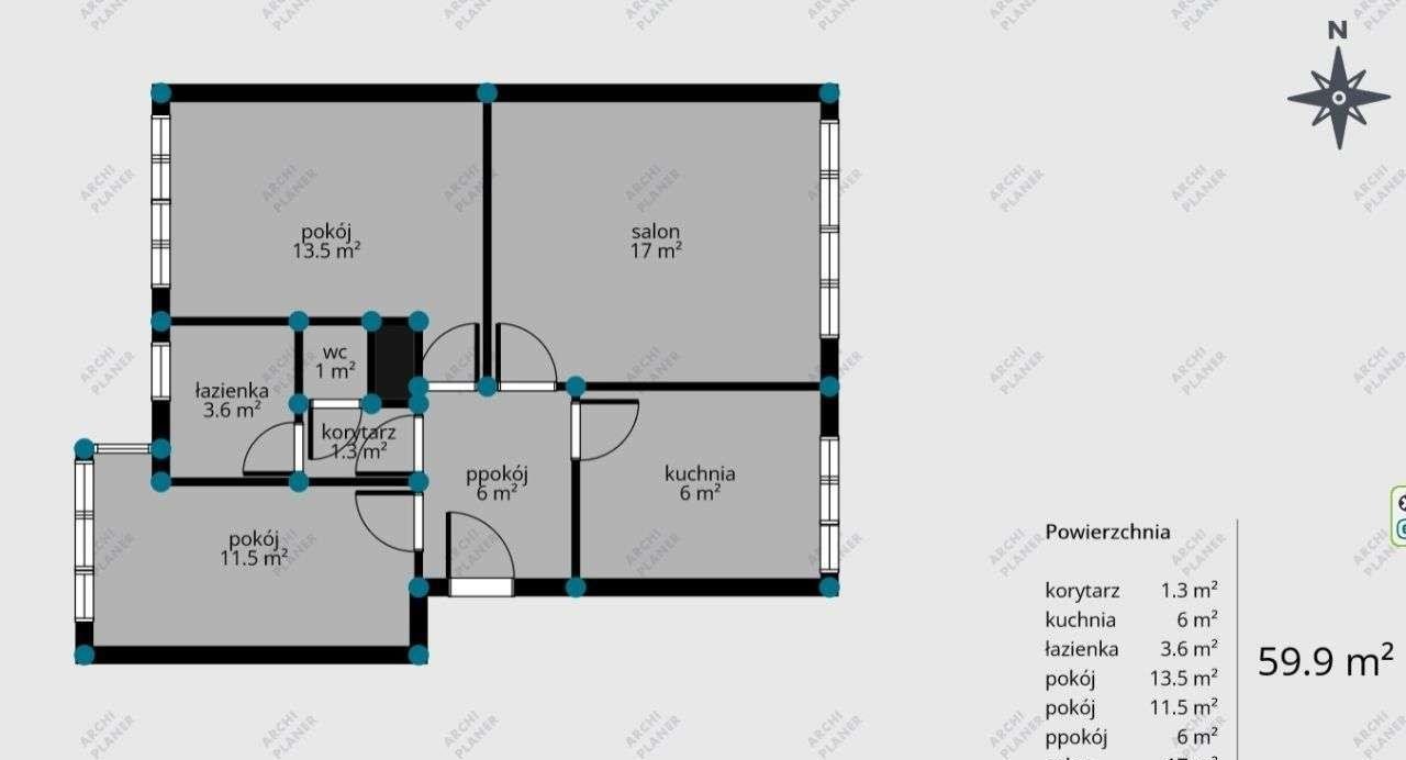 Mieszkanie trzypokojowe na sprzedaż Warszawa, Wola, Koło, Aleja Prymasa Tysiąclecia 139/143  60m2 Foto 16