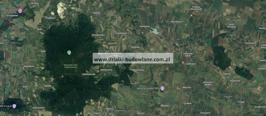 Działka budowlana na sprzedaż Sobótka  1 403m2 Foto 1
