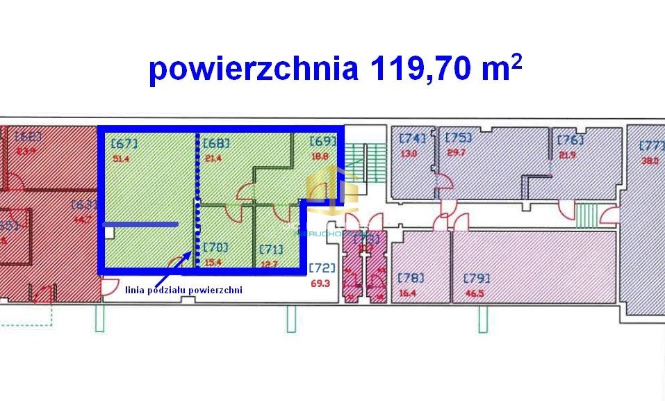 Lokal użytkowy na wynajem Warszawa, Bielany, Palisadowa  132m2 Foto 2