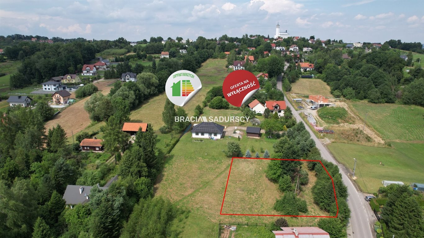 Działka budowlana na sprzedaż Kalwaria Zebrzydowska, Leńcze  1 528m2 Foto 1