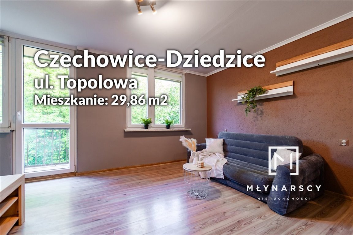 Mieszkanie dwupokojowe na sprzedaż Czechowice-Dziedzice  30m2 Foto 1
