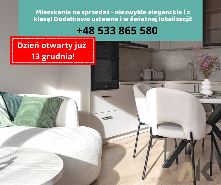 Mieszkanie dwupokojowe na sprzedaż Nowy Sącz, Henryka Sienkiewicza  44m2 Foto 1