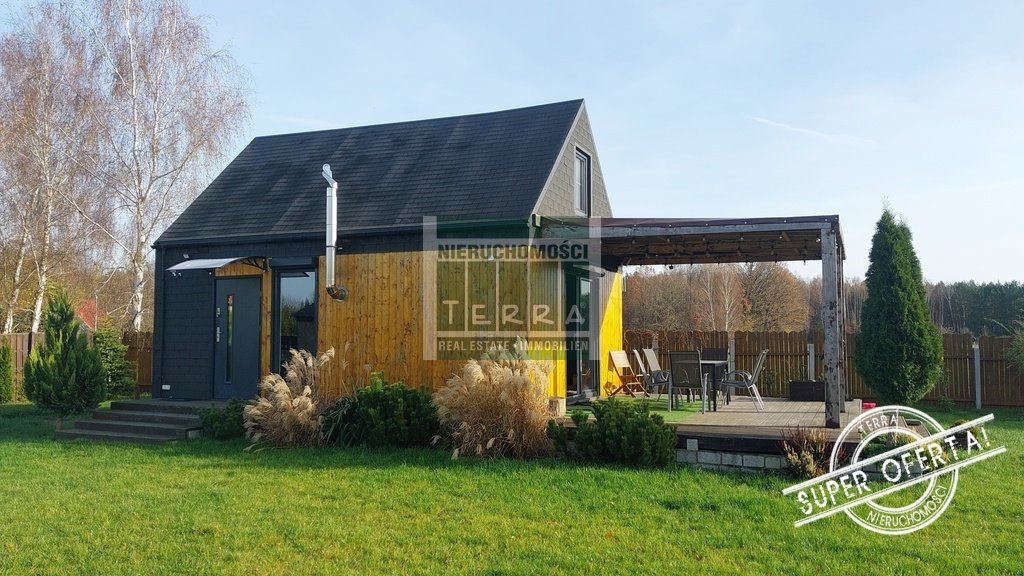 Urokliwy domek letniskowy na 13-arowej działce blisko jeziora Bronków  35m2 Foto 1