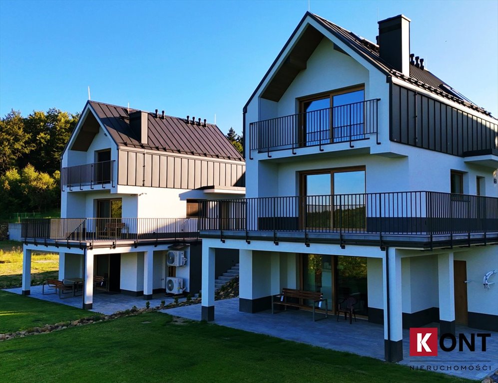 Na sprzedaż nowoczesny dom 98 m² z tarasem i widokami Zawadka  98m2 Foto 1