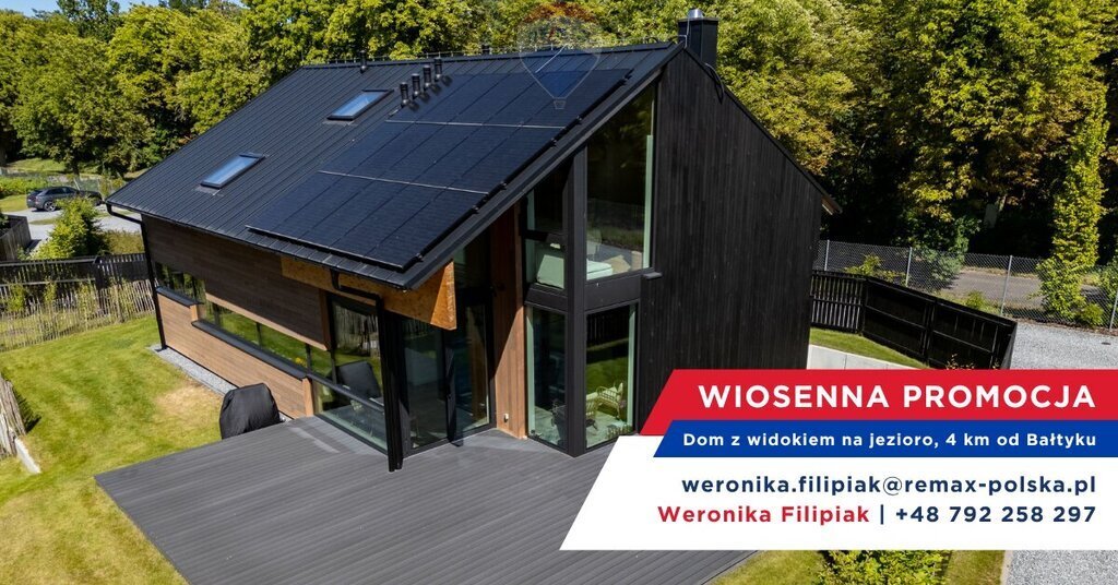Ekskluzywny dom nad jeziorem w Kołczewie, 178 m2 Międzyzdroje  178m2 Foto 1