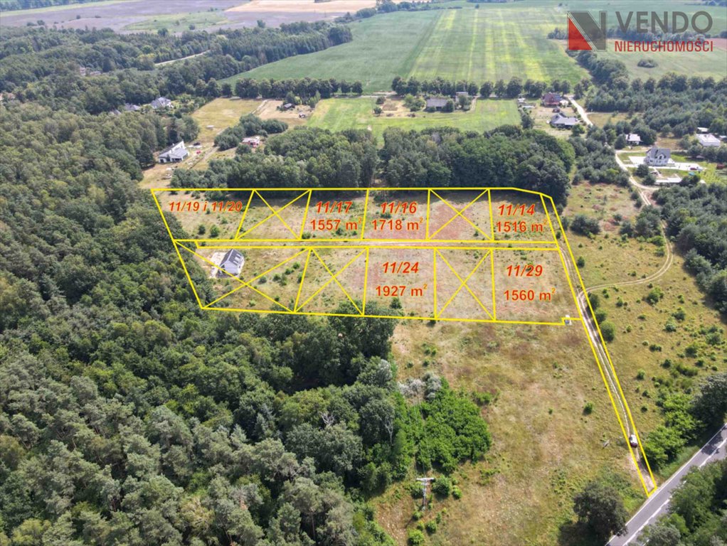 Działka budowlana na sprzedaż Pawłowo Skockie  1 516m2 Foto 1