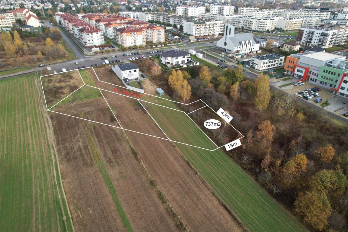 Działka budowlana na sprzedaż Lublin, Węglin  737m2 Foto 1