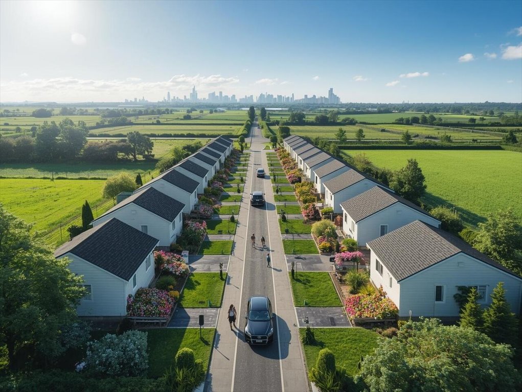 Działka inwestycyjna 1,05 ha z MPZP pod domy i usługi Kraków, Narcyza Wiatra  10 526m2 Foto 1