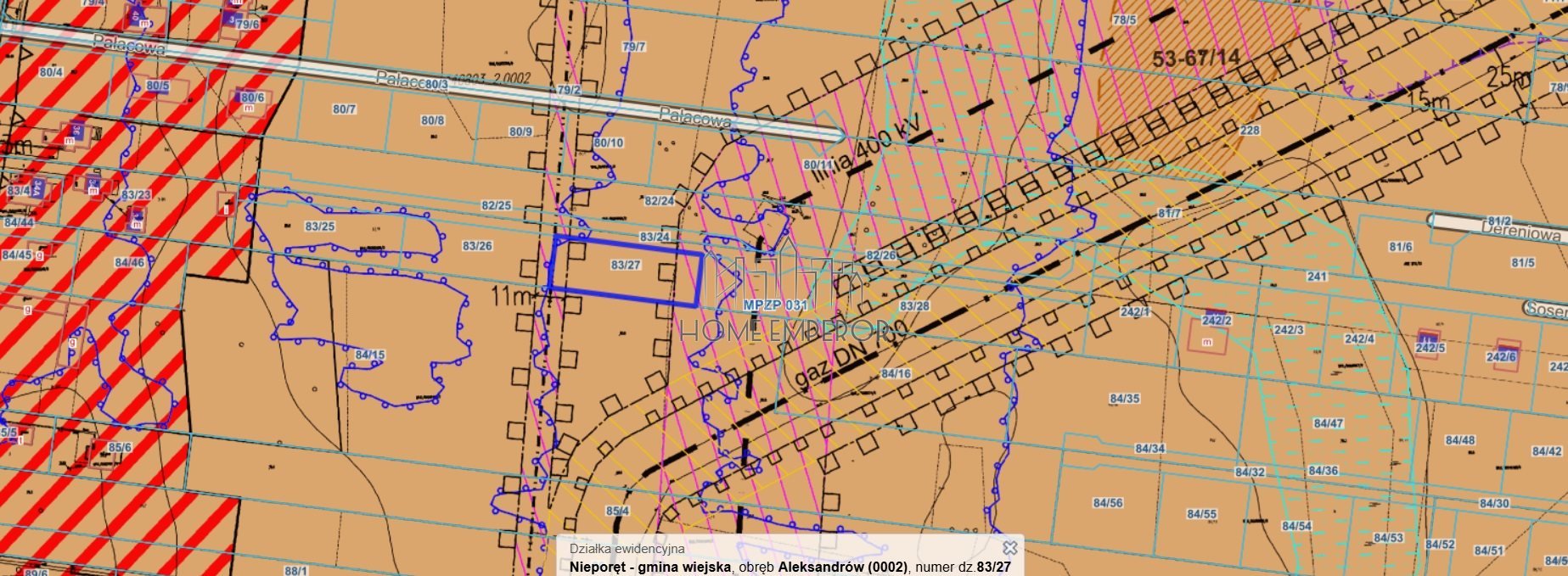 Działka budowlana na sprzedaż Aleksandrów, Sosenkowa  1 047m2 Foto 1