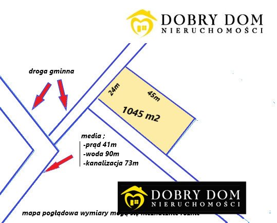 Polecam działkę 1045 m² z warunkami zabudowy i mediami Juchnowiec Kościelny  1 045m2 Foto 1