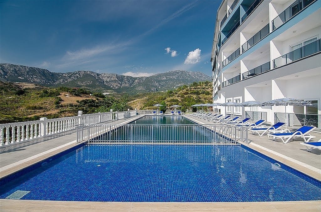 Studio z widokiem na morze i miasto w Kargıcak Turcja, Kargıcak, Kargıcak, Alanya, Antalya  48m2 Foto 1