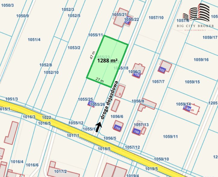 Działka budowlana 1288 m², blisko lasu, media, plan MN Strzeszkowice Duże  1 288m2 Foto 1