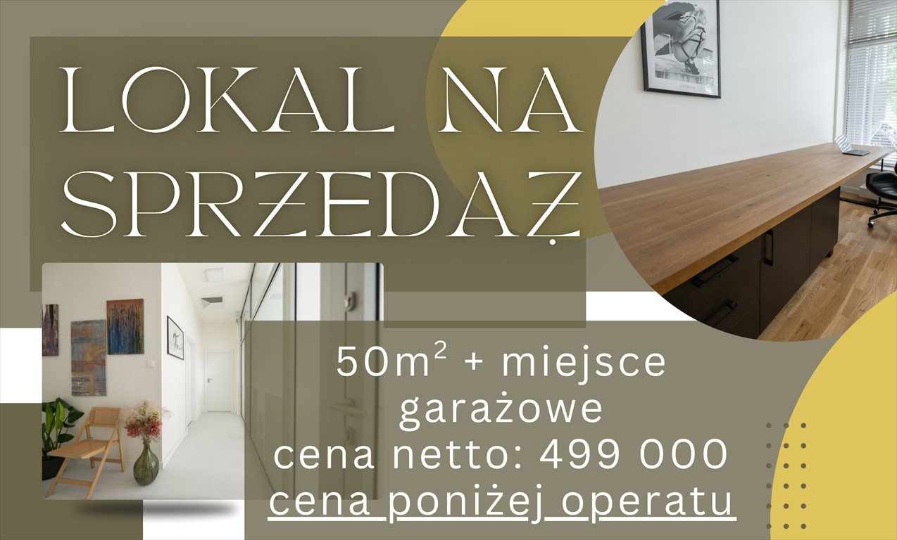Lokal usługowy 50 m² z miejscem postojowym w Poznaniu Poznań, Jeżyce, ul. Jana Henryka Dąbrowskiego  50m2 Foto 1