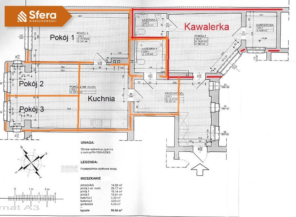 Mieszkanie czteropokojowe  na sprzedaż Bydgoszcz, Śródmieście  89m2 Foto 20