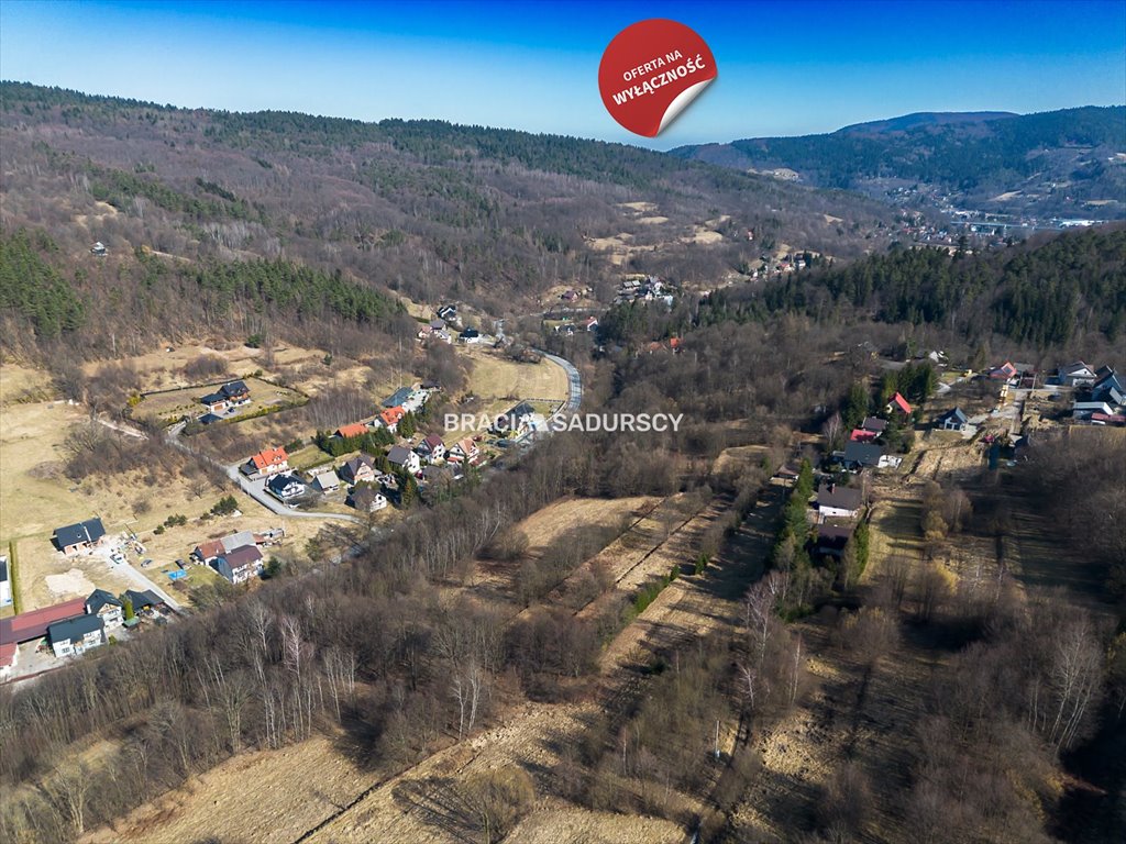 Działka budowlana pod dom w Stróży 1000 m2, MPZP Stróża  1 000m2 Foto 1