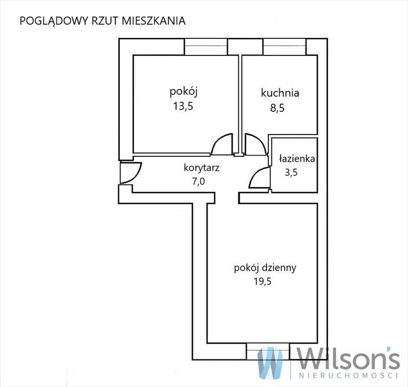 Mieszkanie dwupokojowe na sprzedaż Warszawa, Wola, Wolska  52m2 Foto 5