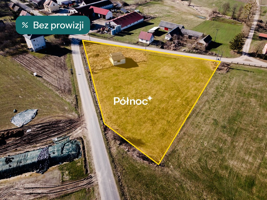 Działka 4 643 m² z budynkiem, cisza i urokliwe krajobrazy Siestrzanki  4 643m2 Foto 1