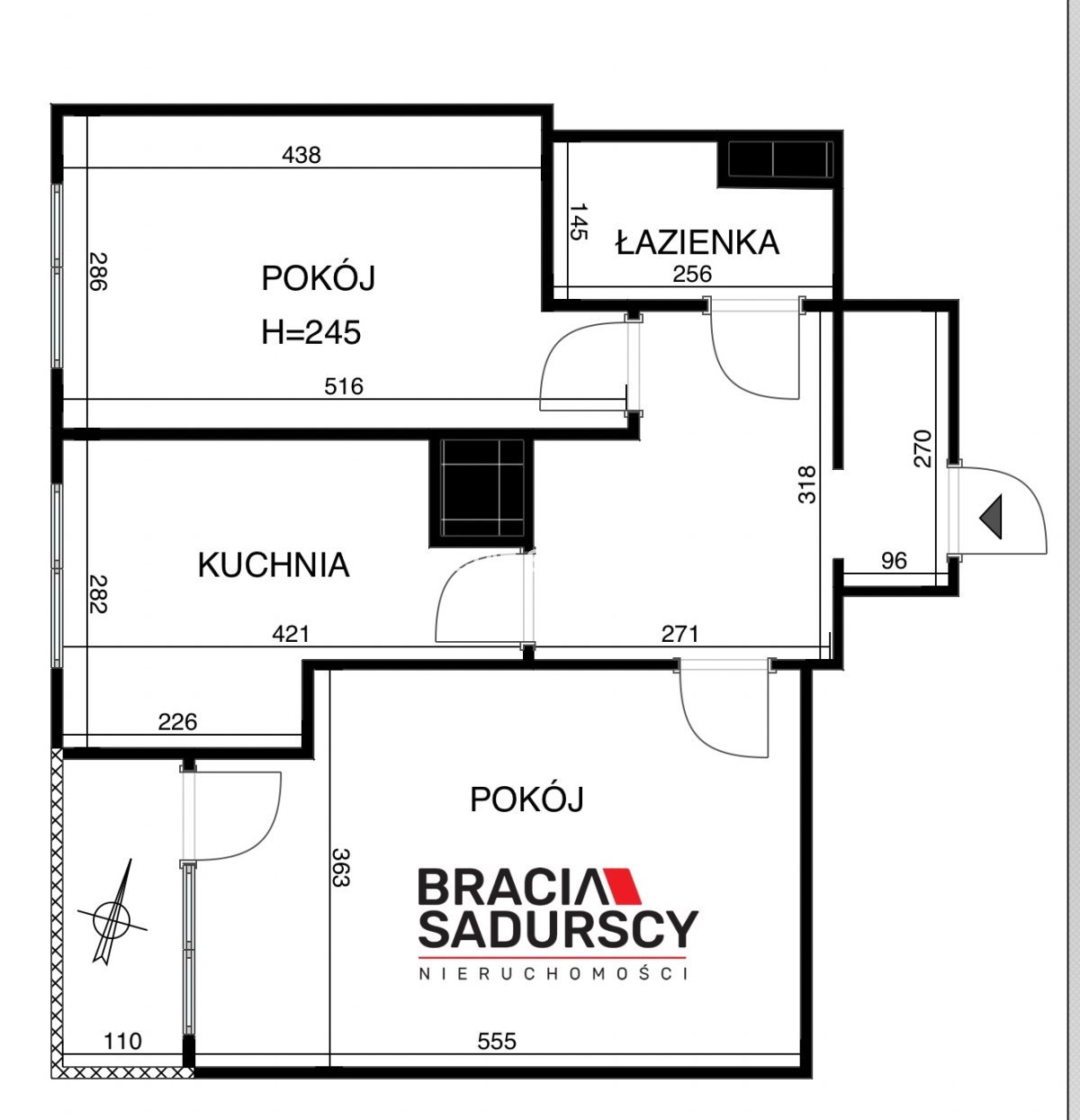 Mieszkanie dwupokojowe na sprzedaż Kraków, Mistrzejowice, Mistrzejowice, os. Oświecenia  54m2 Foto 17