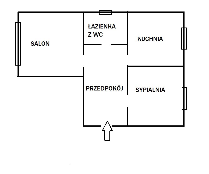Mieszkanie dwupokojowe na sprzedaż Rzeszów, Baranówka, Spiechowicza  46m2 Foto 8