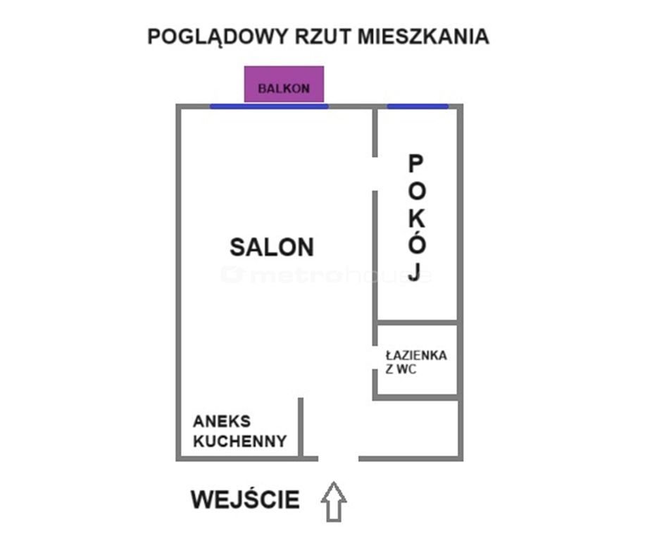 Mieszkanie dwupokojowe na wynajem Reda, Młyńska  30m2 Foto 14