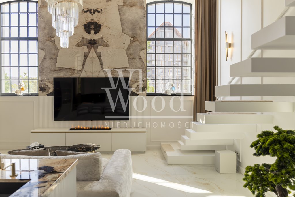 Luksusowy apartament z widokiem na Motławę i 4,7 m wysokości Gdańsk, Śródmieście, Kamienna Grobla  103m2 Foto 1