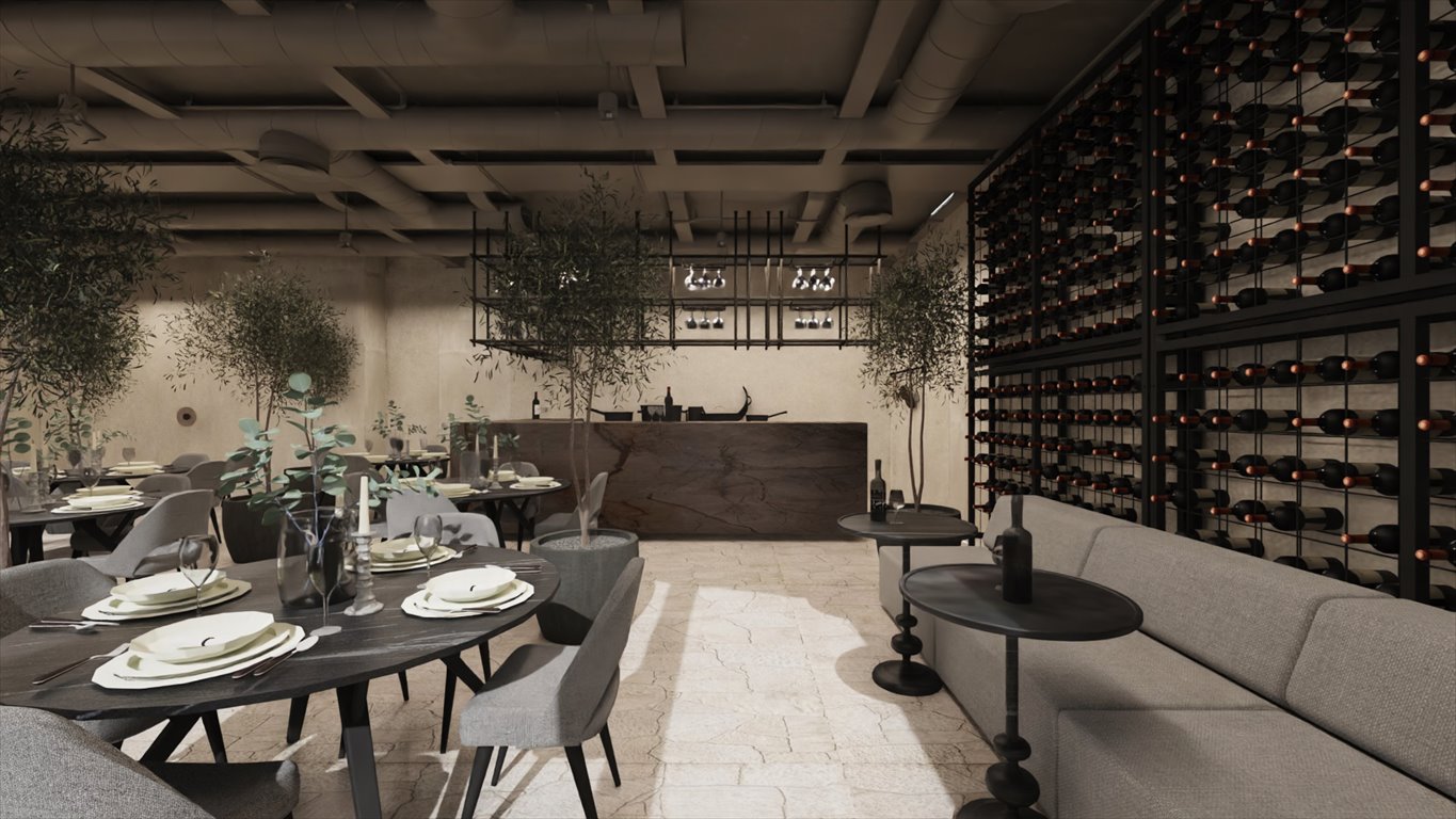 Lokal gastronomiczny 105 m² w centrum Mokotowa, ul. Rzymowskiego Warszawa, Mokotów, Służewiec, Rzymowskiego 34  105m2 Foto 1