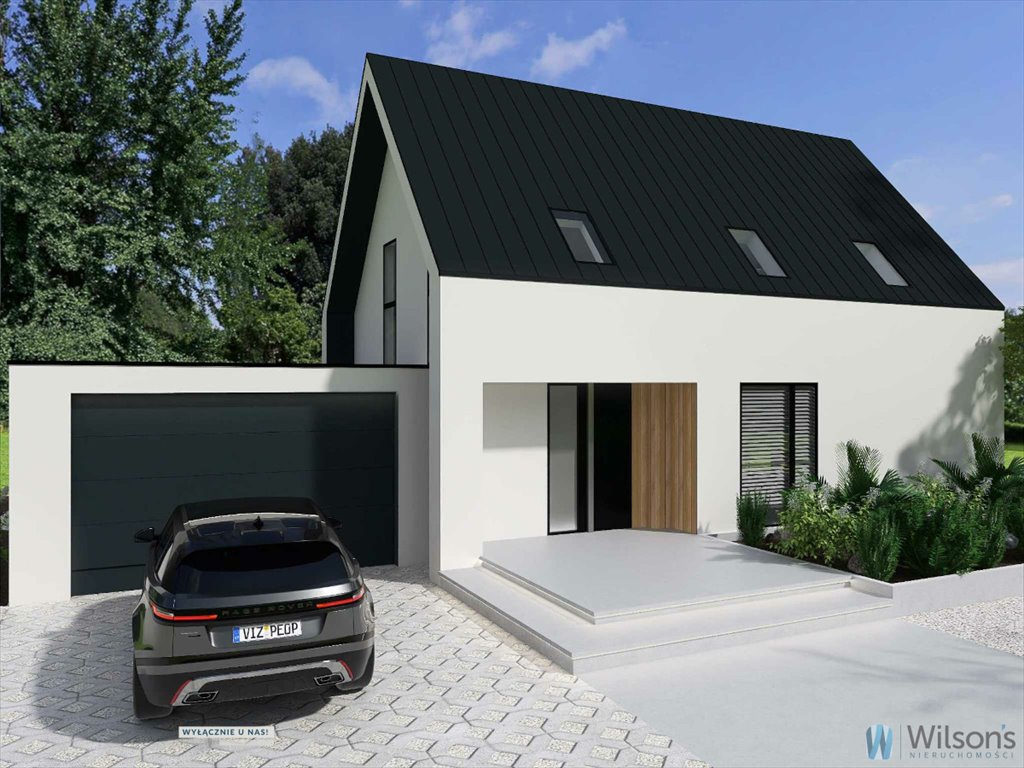 Nowoczesne domy wolnostojące z lasem, garażem i energooszczędnym standardem Pęclin  272m2 Foto 1